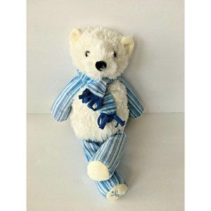 Scentsy Buddy Pooki The Polar Bear White Blue Plus
